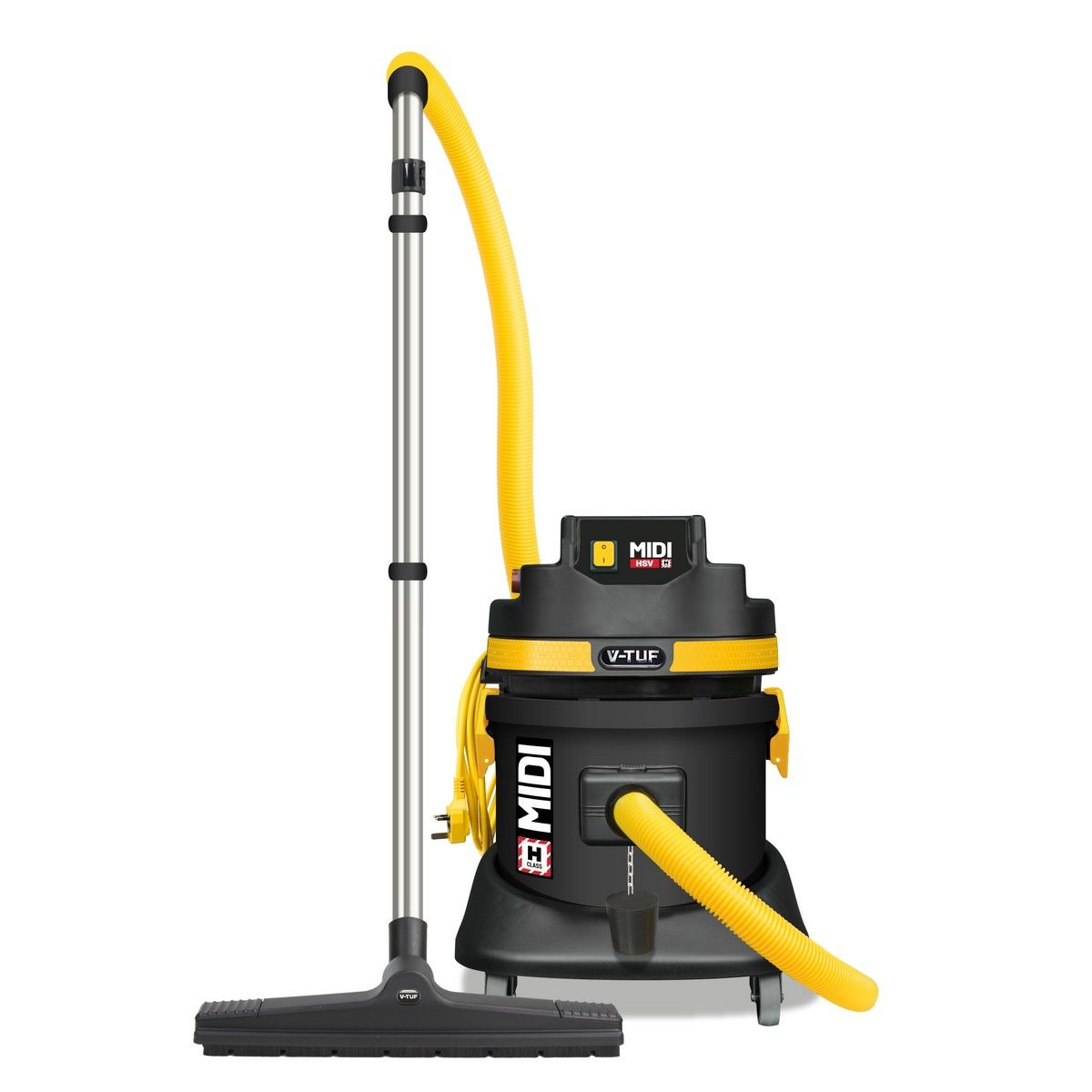 V-TUF MIDI H-CLASS Industrial Wet & Dry Vacuum Cleaner (240v, 21ltr) - MIDI H240
