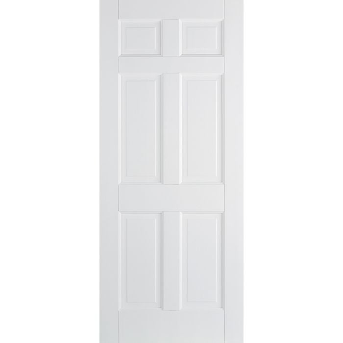 Regency Solid Core Internal Door - Primed - 6P 1981 x 686mm White WFREG6P27