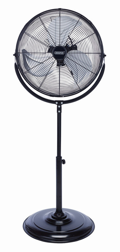 Draper High Velocity Pedestal Fan 18", 450mm