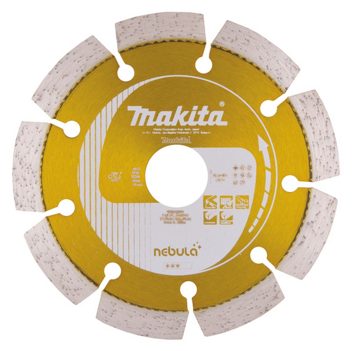 Makita Nebula Laser Welded Diamond Wheel 115 x 22.23mm