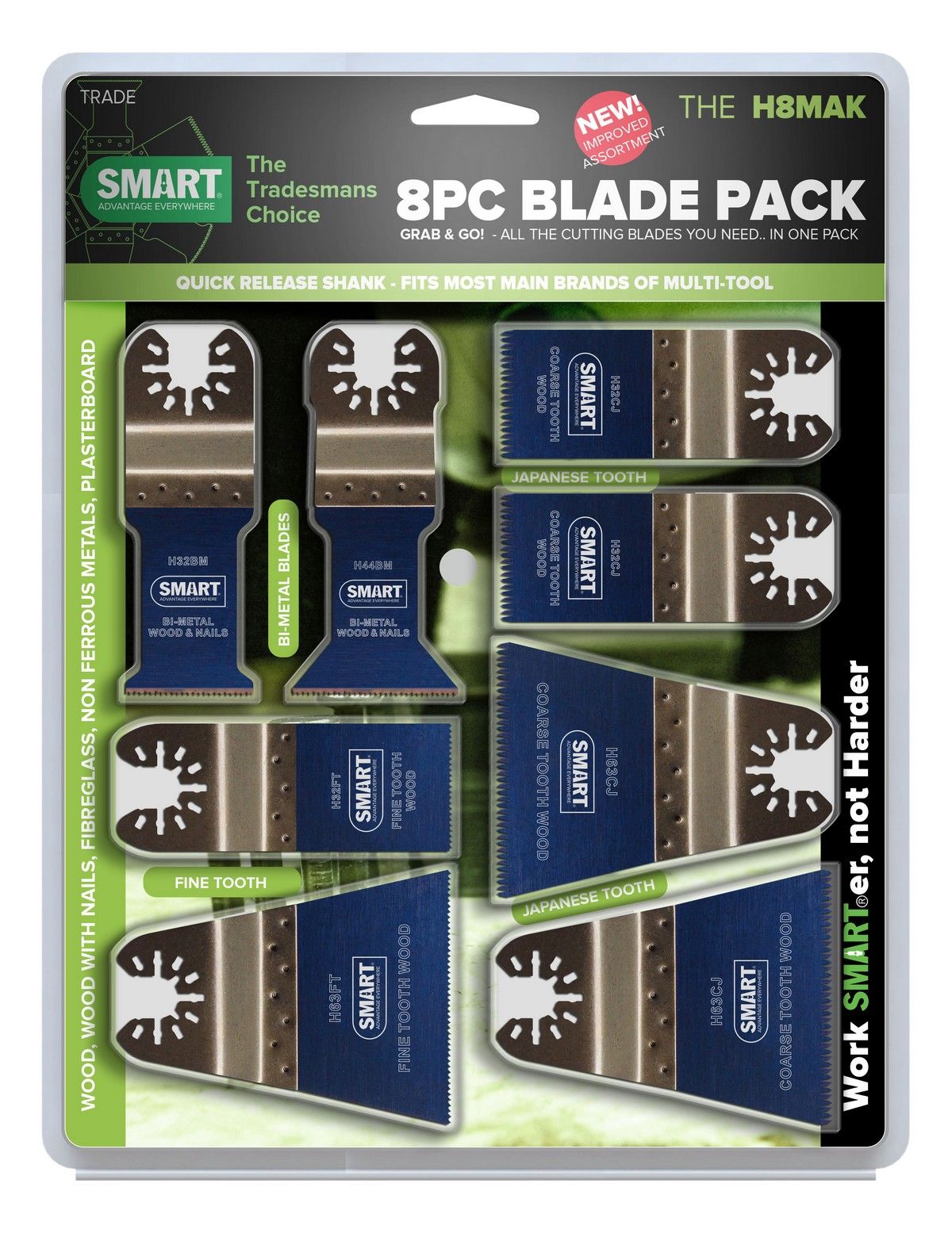 SMART Trade Blade Set - 8 Piece Set