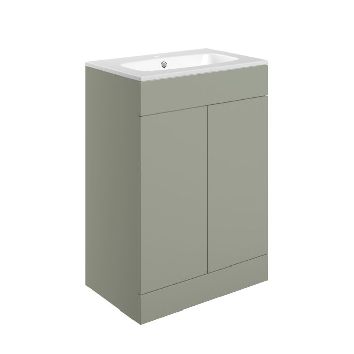 Fontmell Floor Standing 2 Door Basin Unit & Basin 615mm