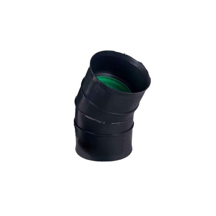 Naylor MetroDrain HDPE Bend 22.5deg - 300mm - Black & Green