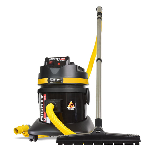 V-TUF MIGHTY M-CLASS Industrial Wet & Dry Dust Extractor Vacuum Cleaner (240V_37ltr)