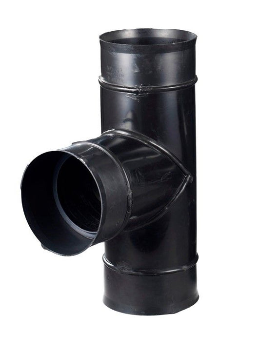 Naylor MetroDrain 90deg T Junction - 225 x 150mm - Black