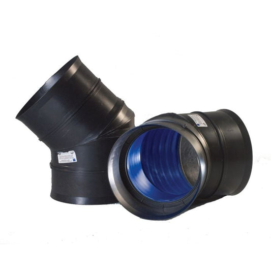 Ridgidrain Twinwall 150mm Bend 45Deg