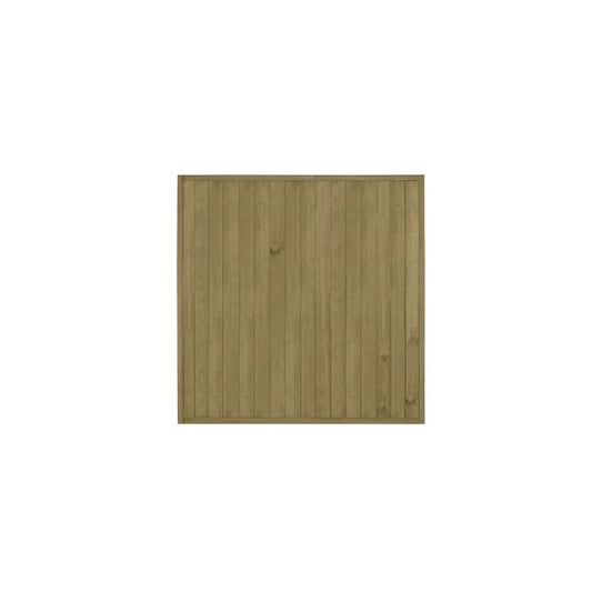 Forest Vertical T&G Fence Panel 6ft x 6ft (1.83m x 1.83m) Treated Timber (Pack of 5)