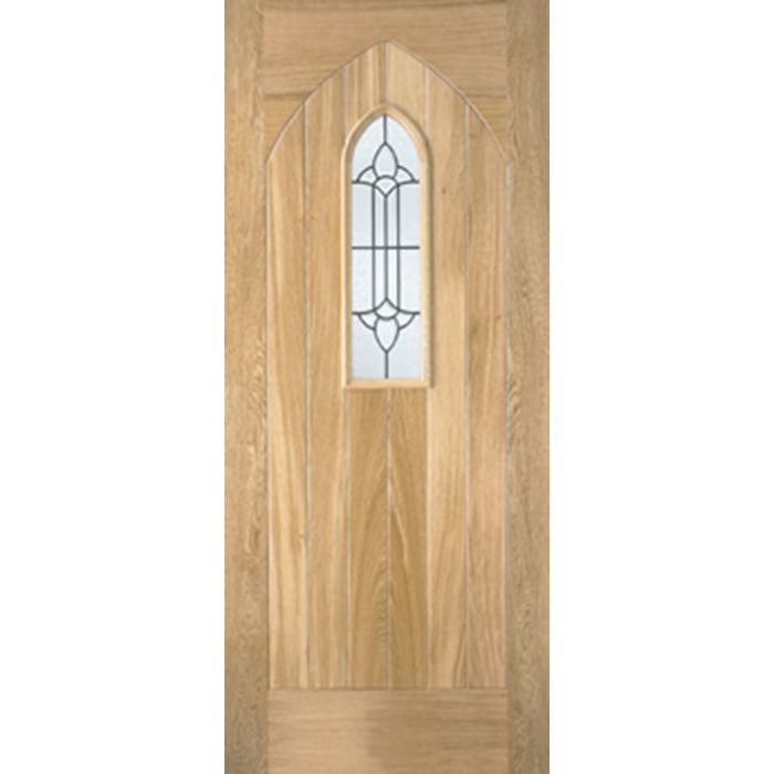 Westminster Oak External Door - IL RM1S Lead DG 1981 x 838mm OWESTG33