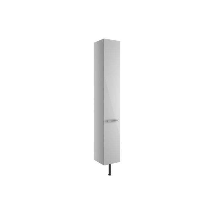 Avon 2 Door Tall Unit 300mm - Light Grey Gloss