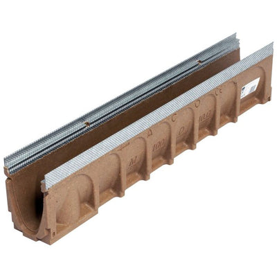 ACO MultiDrain M100D D400 Channel with Galvanised Rail No.0.0 - 1000mm