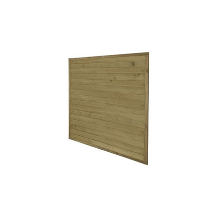 Forest Horizontal T&G Fence Panel 6ft x 6ft (1.83m x 1.83m) Treated Timber (Pack of 4)