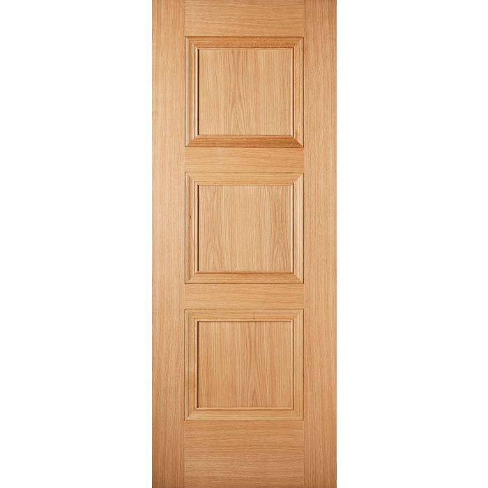 LPD Amsterdam 3P Internal Door 1981 x 610mm Pre-Finished Oak
