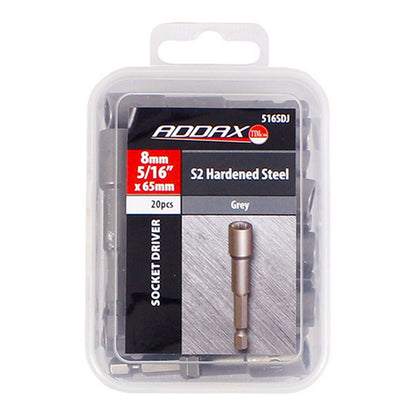 TIMco Magnetic Hex Socket Driver 5/16" (8mm) Grey