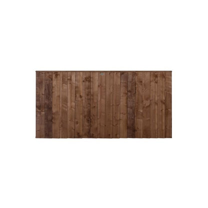 Forest Pressure Treated Closeboard Fence Panel 6ft x 3ft (1.83m x 0.92m) Brown - Pack of 4