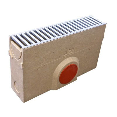 ACO Raindrain Sump Unit with Galvanised Steel Grating & Silt Bucket 0.5mtr