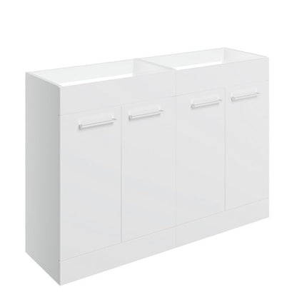Helston Floor Standing 2 Door Basin Unit Run 1180mm (Top Not Included)