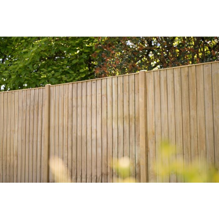 Forest Pressure Treated Decorative Dome Top Fence Panel 1.8m x 1.8m - Pack of 4