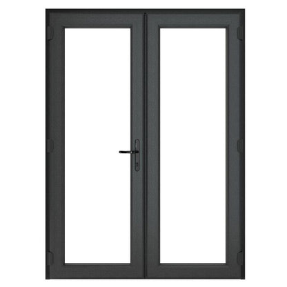 Crystal uPVC French Door (Left Hand Master) incl. 150mm Cill 1490 x 2090mm Clear - Grey External/White Internal