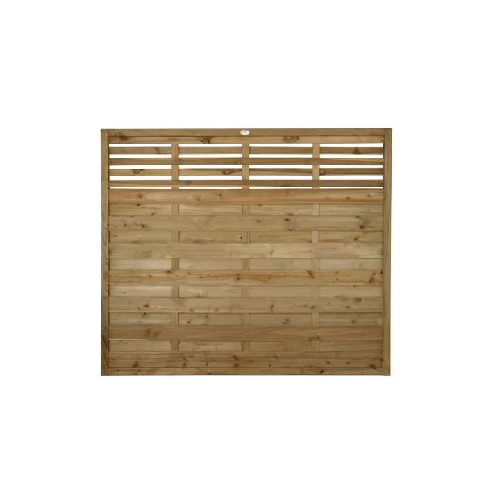 Forest Decorative Kyoto Fence Panel 1.8m x 1.5m Treated Timber (Pack of 5)