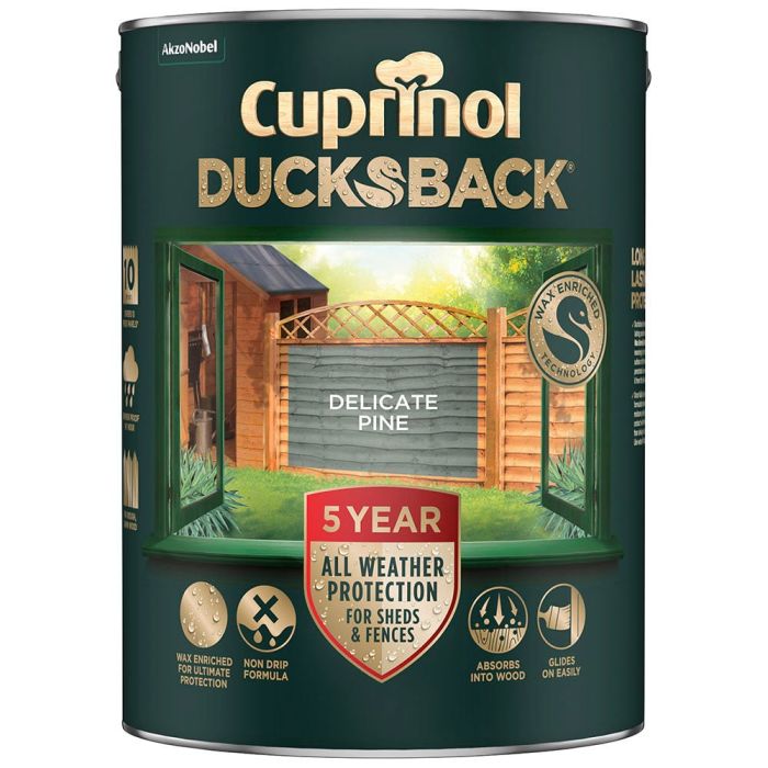 Cuprinol 5 Year Ducksback 5ltr Delicate Pine