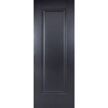 LPD Eindhoven 1P Internal Door 1981 x 762mm Black Primed Plus