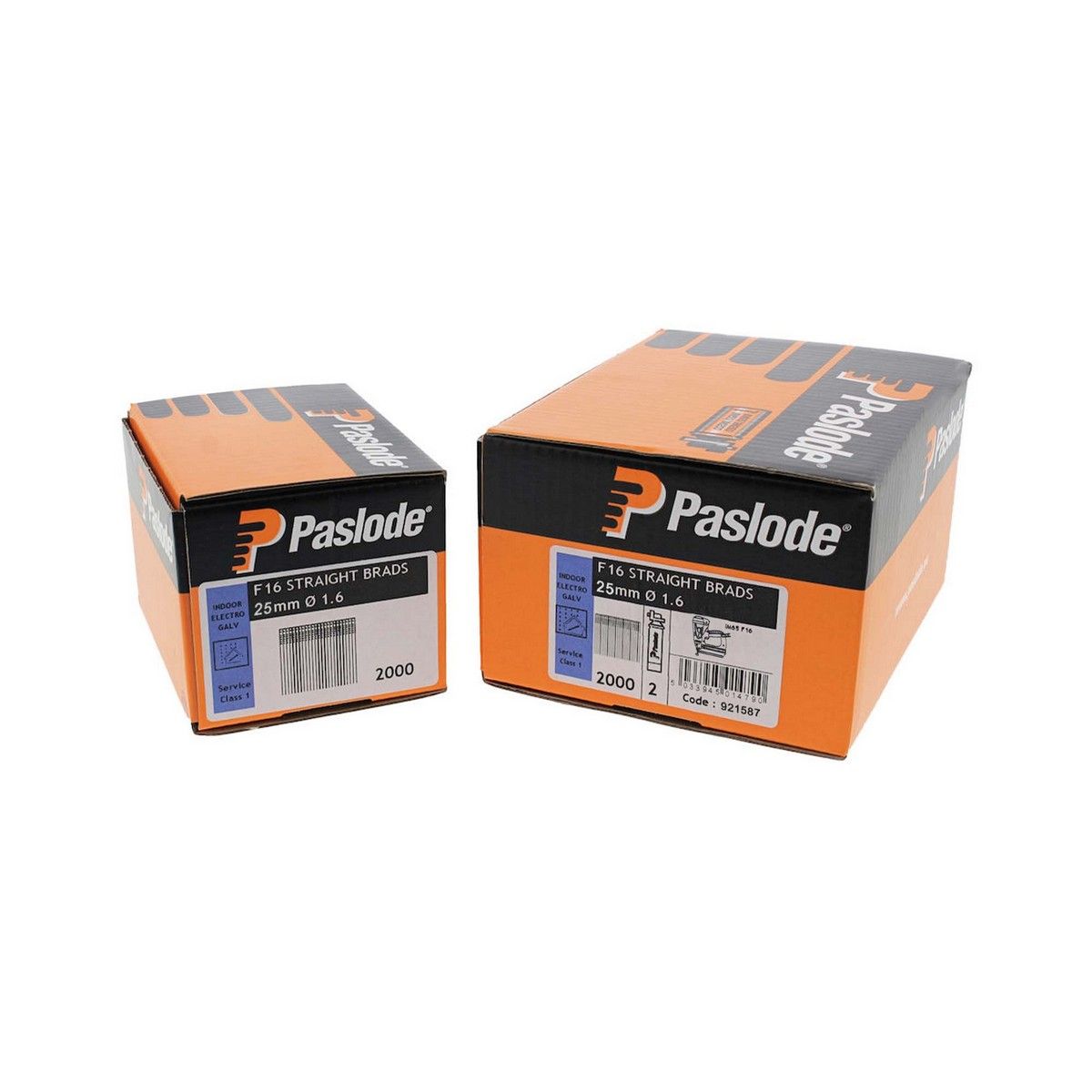 Paslode Straight Brad & Fuel Pack F16 x 25mm for IM65 - Galvanised (Pack of 2000)