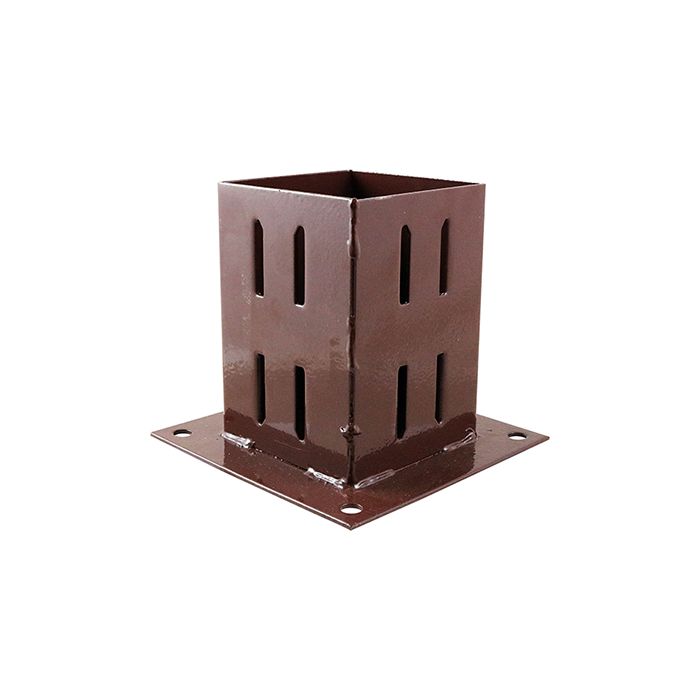 TIMco Taurus Quick Fit Bolt Down Shoe 100mm - Red Oxide Coated