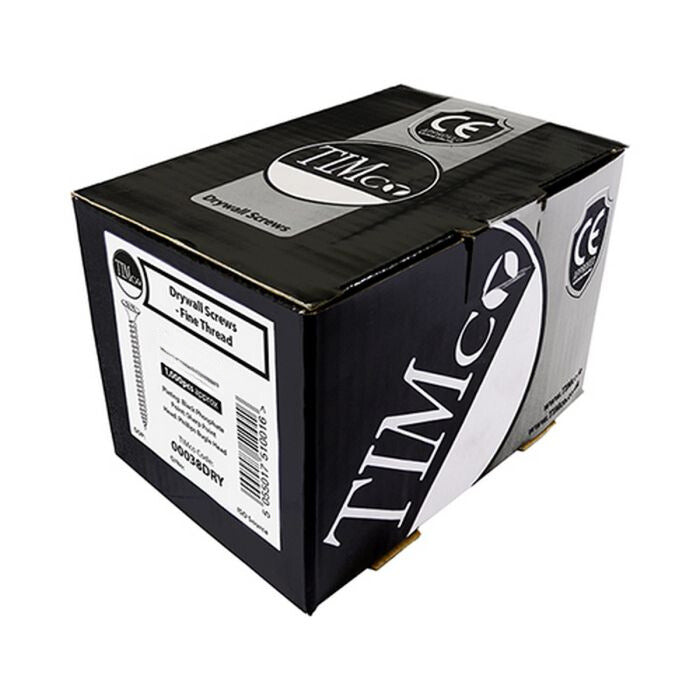 TIMco Drywall Screw Fine Thread 4.8 x 100mm Black Phos - Box of 200