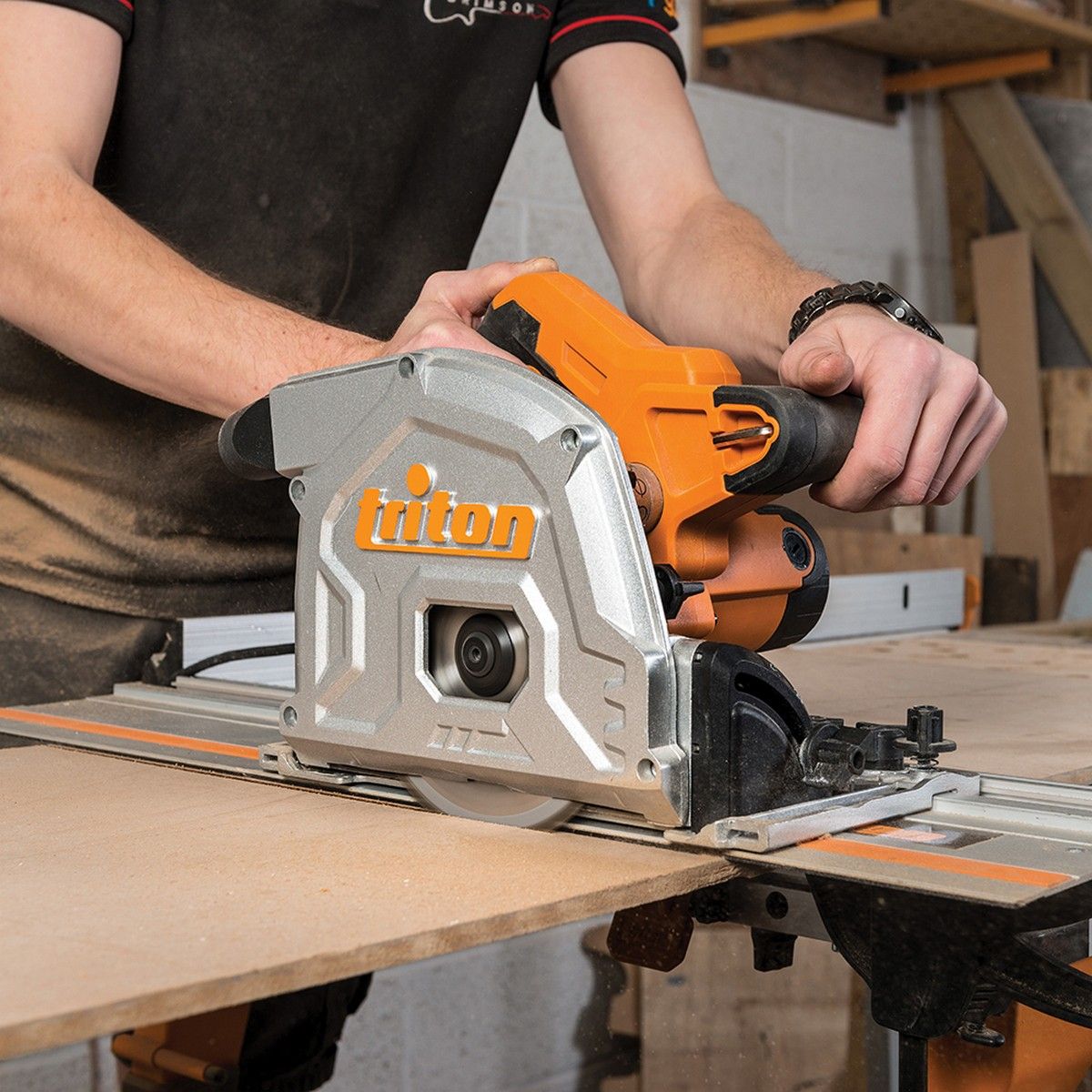 Triton 1400W Plunge Track Saw