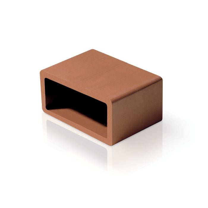 Cavity Wall HOR Bridging Duct No.400 - 215 x 65mm - Red