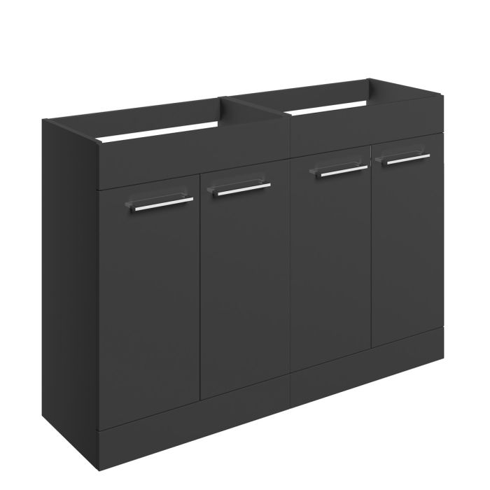 Helston Floor Standing 2 Door Basin Unit Run 1180mm (Top Not Included)