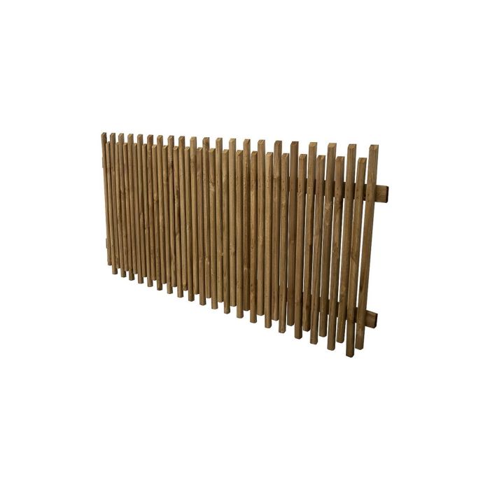 Forest Pressure Treated Contemporary Picket Fence Panel 6ft x 3ft (1.83m x 0.9m) - Pack of 3