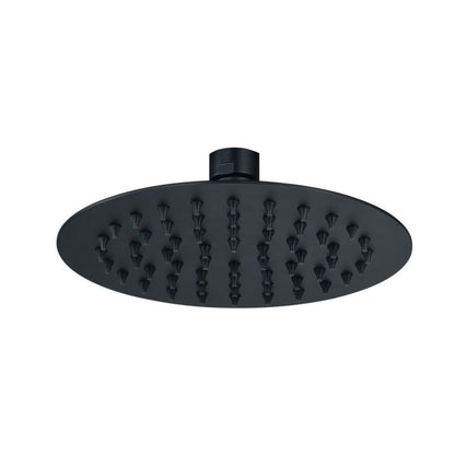 Round Showerhead 200mm - Matt Black