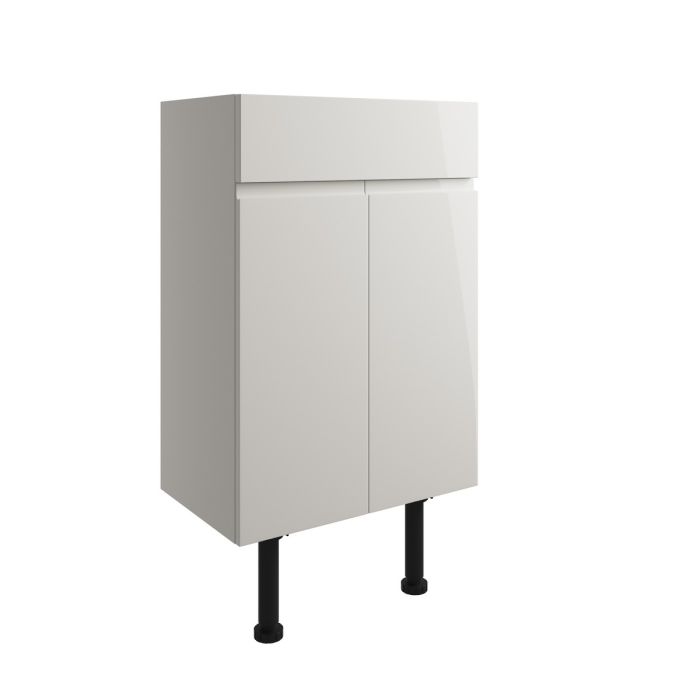 Stockton Vanity Unit (Basin Not Included) 720 x 500 x 318mm - Pearl Grey Gloss
