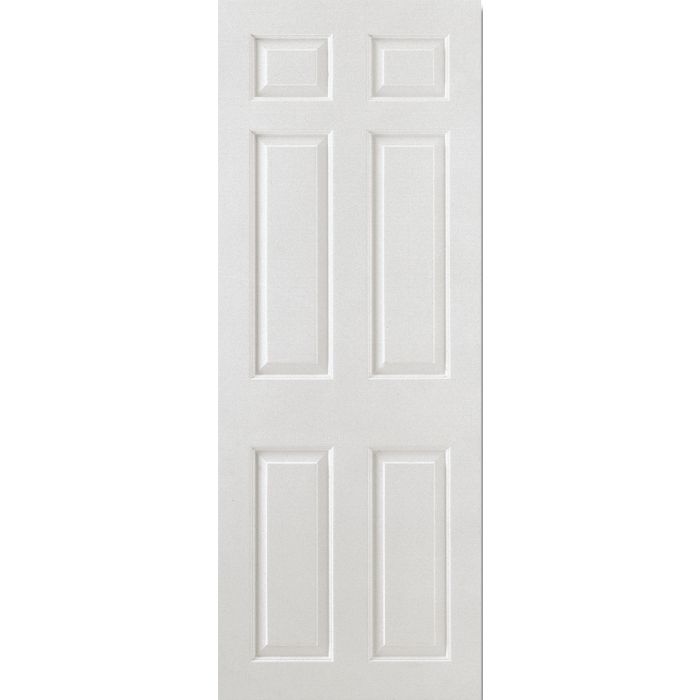 LPD Smooth 6P Square Top Internal Fire Door 1981 x 762mm Primed White Composite
