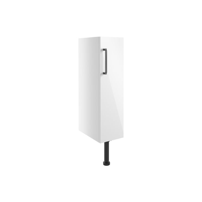 Avon Full Height Toilet Roll Unit 200mm - White Gloss