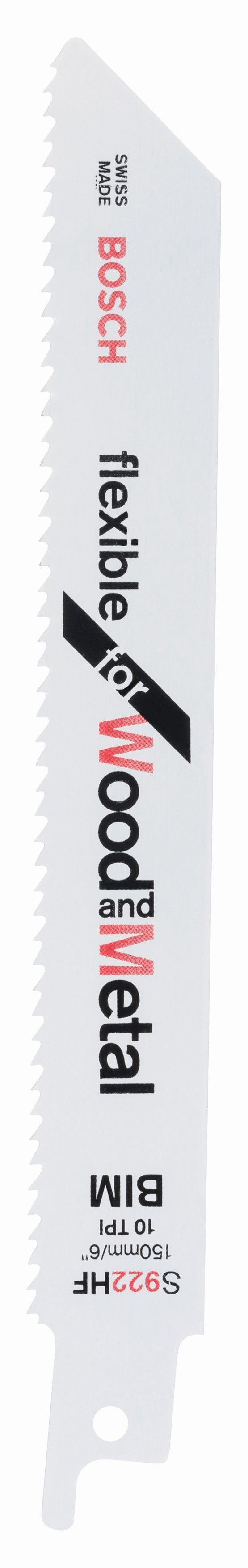 Bosch Sabre Sawblades for Wood (5 Pack) S644D
