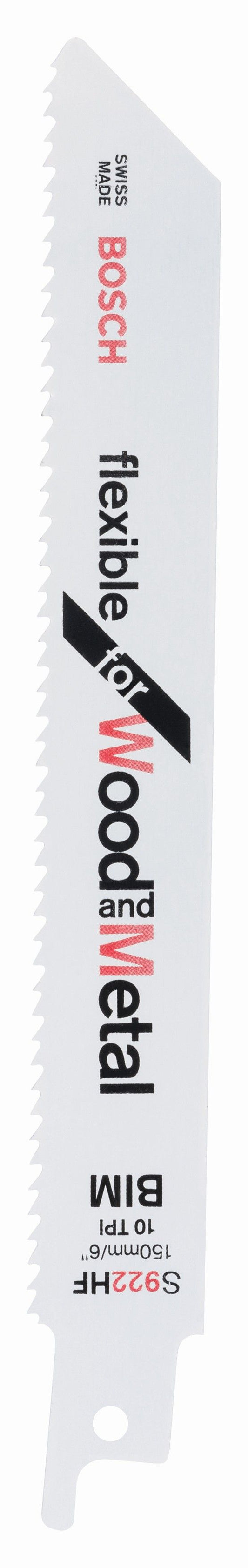 Bosch Sabre Sawblades for Wood (5 Pack) S644D