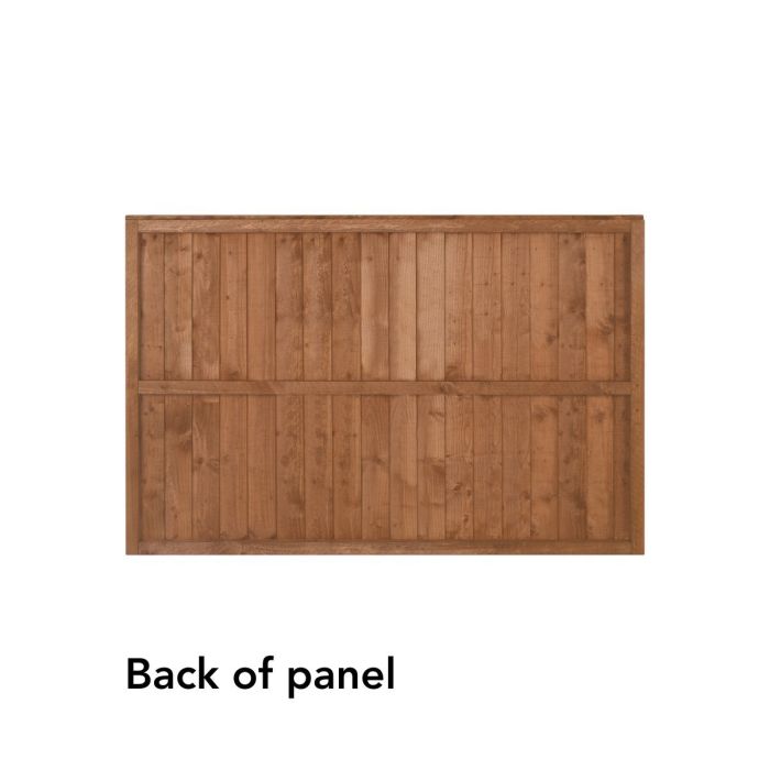 Forest Closeboard Fence Panel 6ft x 4ft (1.83m x 1.22m) - Pack of 4