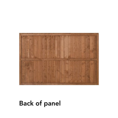Forest Closeboard Fence Panel 6ft x 4ft (1.83m x 1.22m) - Pack of 4