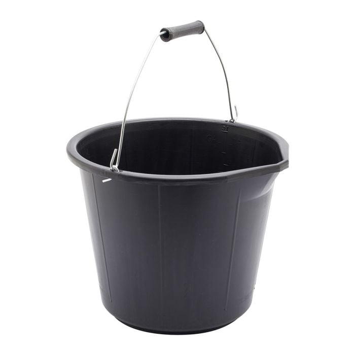 Economy Builders Bucket 14.7ltr Black