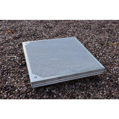 Calpro Aluminium Recessed Sealed Manhole Cover (Round to Square) 450mm