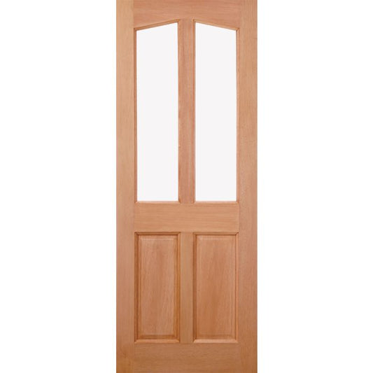 LPD Richmond 2P 2L Unglazed M&T External Door 1981 x 838mm Unfinished Hardwood
