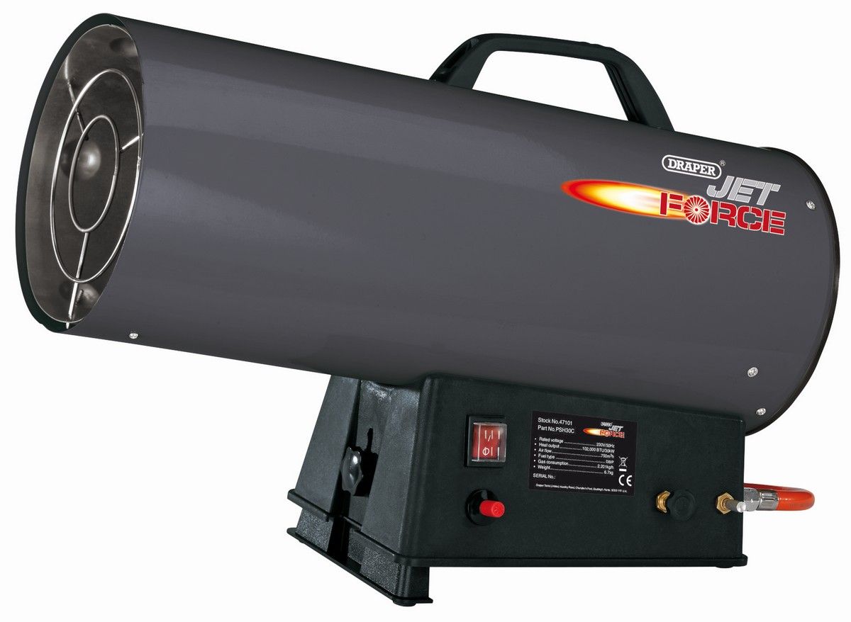 Draper Propane Heater - 30KW, 102KBTU