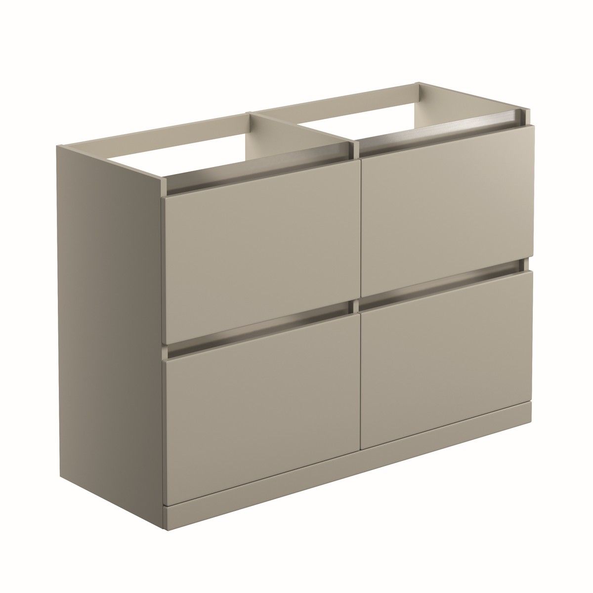 Cerne Floor Standing Vanity Unit Run (Basin/Top Not Included) 1200mm - Latte