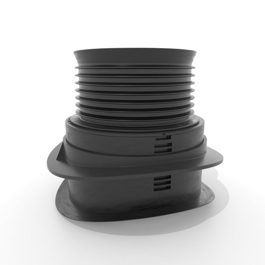 Fernco Storm-T Connection for DN150 Lateral Pipe into DN500-600 Plastic Stormwater Host Pipe