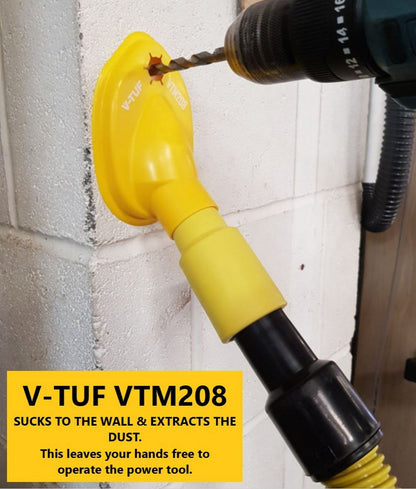 V-TUF POD (Sucks to the wall & extracts dust as you drill) - VTM208