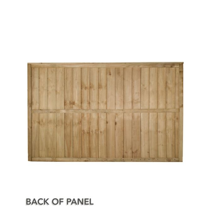 Forest Pressure Treated Closeboard Fence Panel 6ft x 4ft (1.83m x 1.22m) - Pack of 3