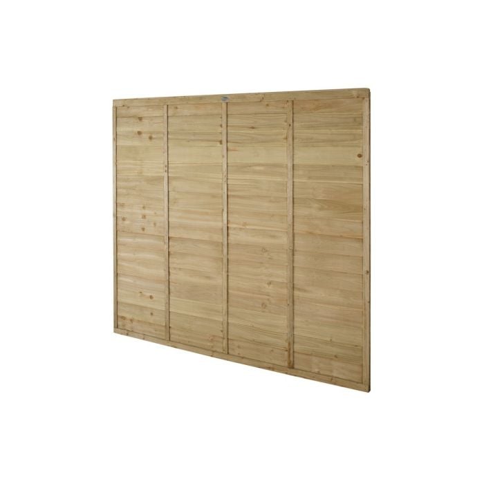 Forest Pressure Treated Superlap Fence Panel 6ft x 5ft 6in (1.83m x 1.68m) - Pack of 3