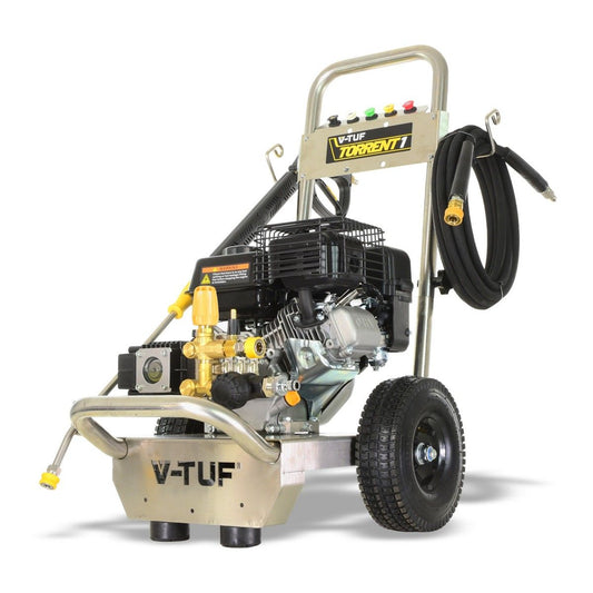 V-TUF TORRENT 1 Industrial Petrol Pressure Washer (7HP, 2490psi, 13ltrs_Min)